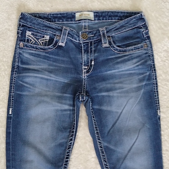 Big Star Jeans size 28 Liv Skinny Distressed - Picture 5 of 15